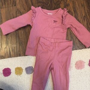 Carter's 6mo purple set